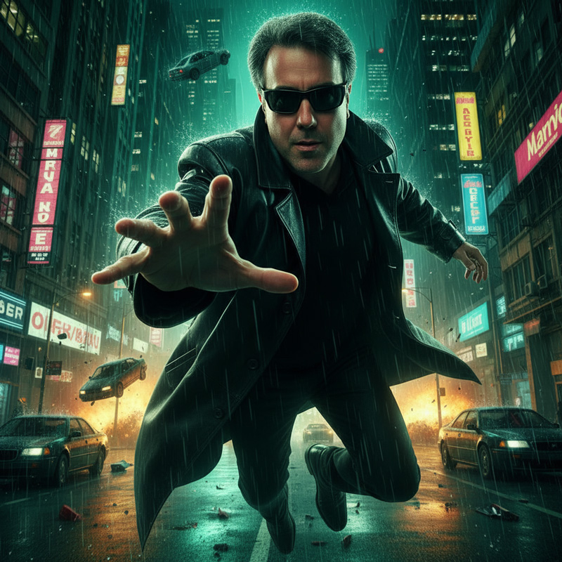 Retrato de Ação Cinematográfico — Poder, Movimento e Intensidade em Cada Quadro – 8 fotos