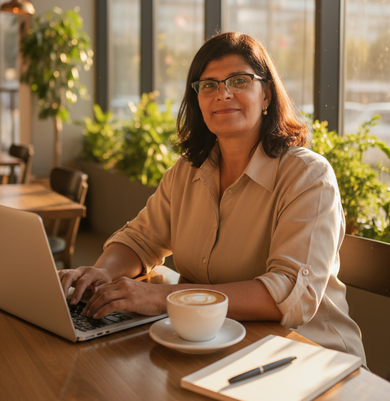 Retrato Natural em Ambiente de Café (homem ou mulher) – 8 fotos