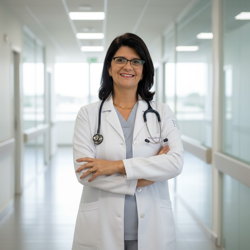 Retrato Profissional de Médico — Confiança, Luz e Humanidade em Cena Cinematográfica – 8 fotos
